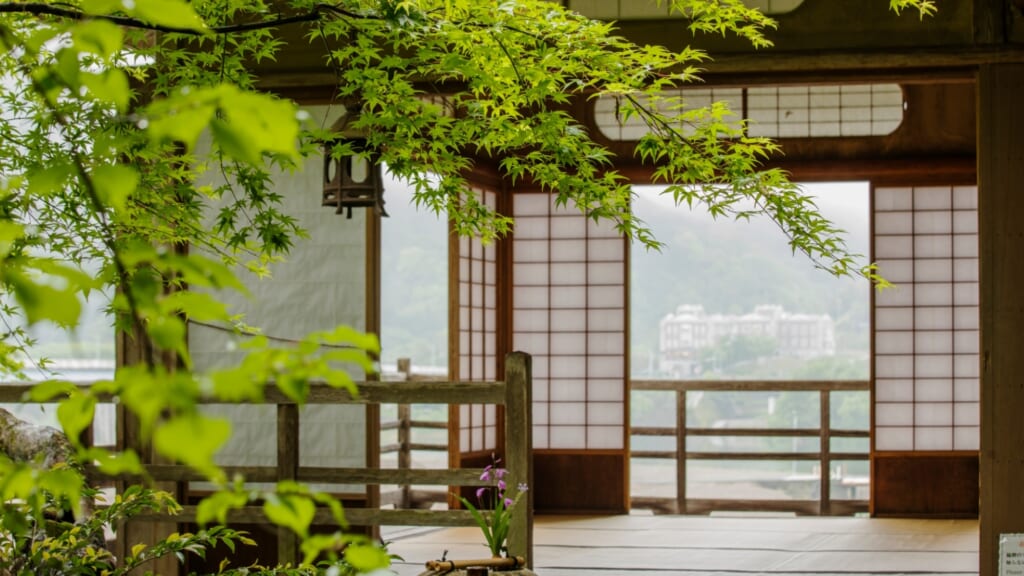 大洲市の臥龍山荘